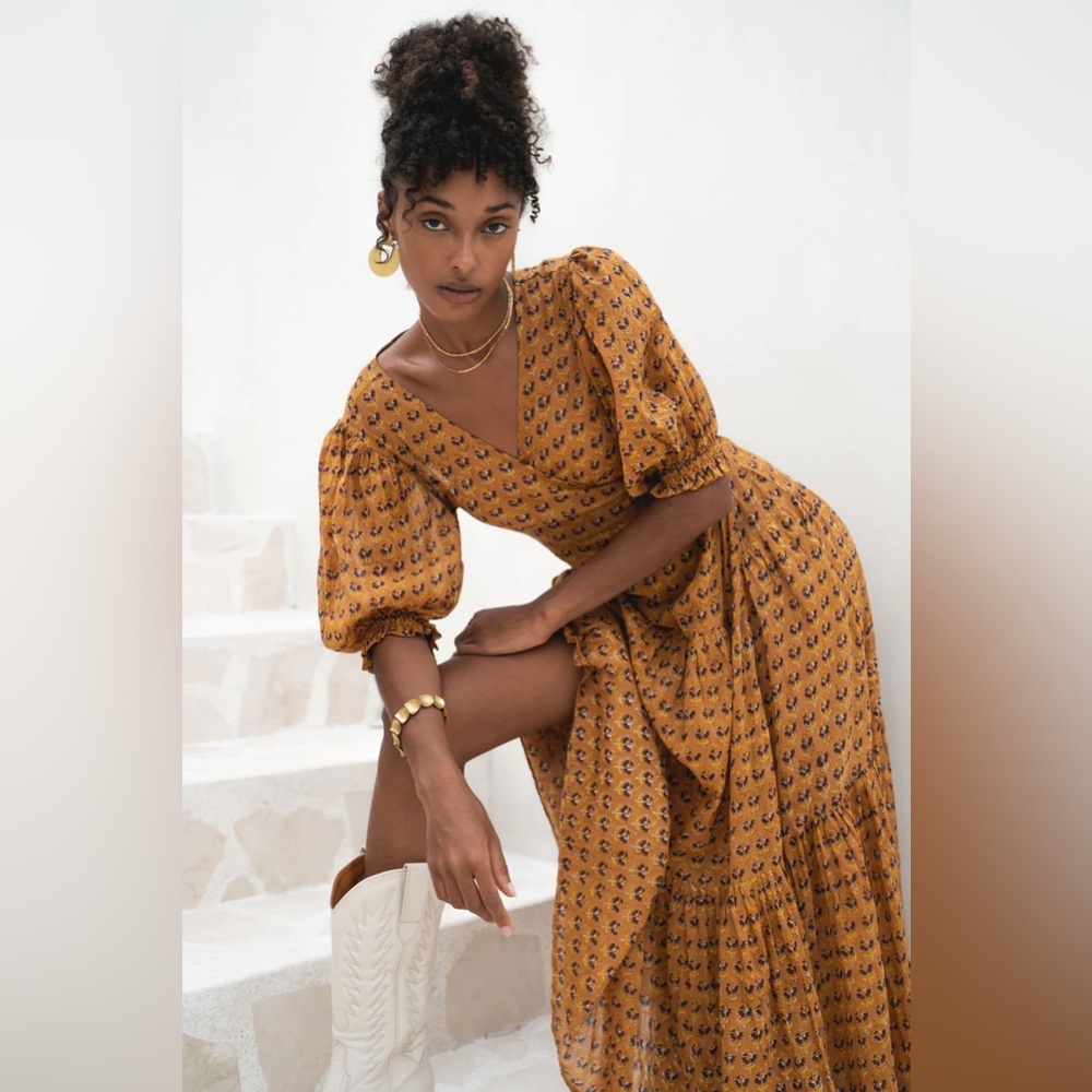 Zuri Wrap Dress ~ Autumn